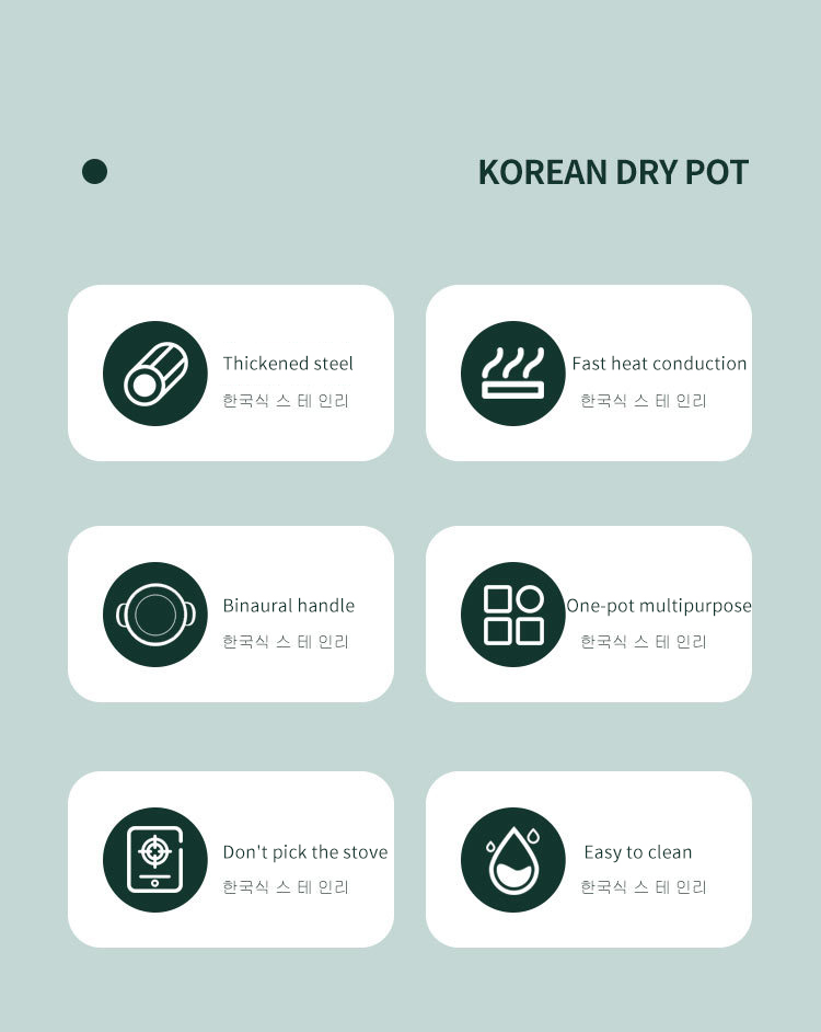 Best Korean Stainless Steel Pots Omelet Paella Pans Everyday Pan Raman Noodles Pot Company - ZHENNENG 3