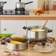 ZHENNENG 7-Piece Stainless Steel Cookware Set with Induction Bottom 7