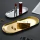 Stainless Steel Oval Jewelry Storage Tray - Customizable & Elegant 4