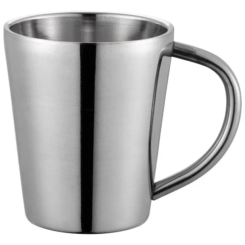 Stainless Steel Double Wall Cup with Handle - Customizable & Insulated 6