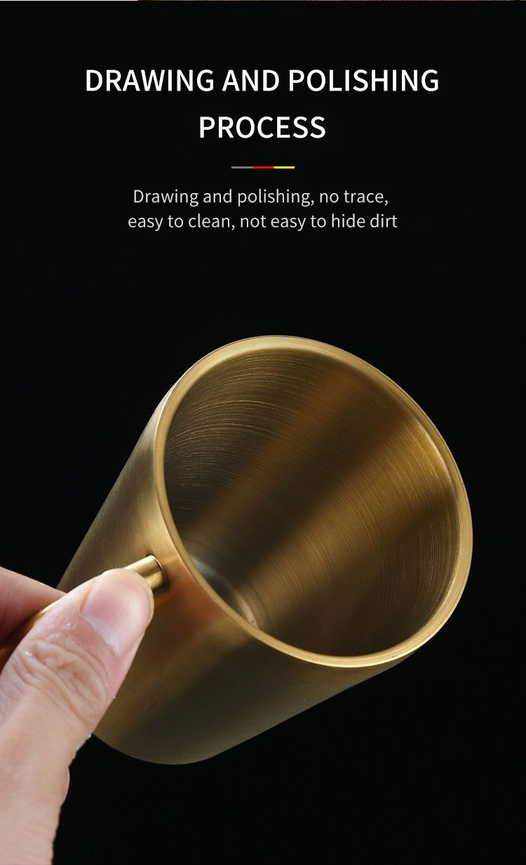 Best Double Walled Stainless Steel Mug with Handle Restaurest Travel Camping Water Beer Coffee Cups Company - ZHENNENG 10