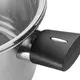 Stainless Steel Deep Casserole Pot with Bakelite Handles - Premium Quality 3