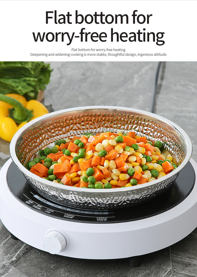 Best Wholesale Stainless Steeel Dinner Plates Set Metal Dessert Plates for Camping Household Restaurant Company-ZHENNENG 15