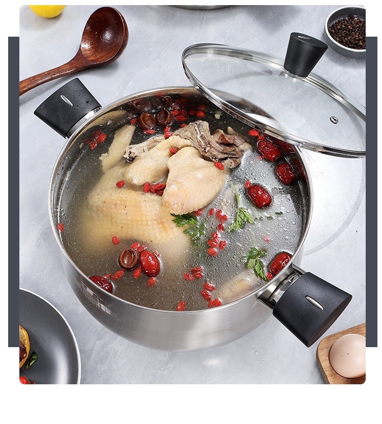 Best 2 Tier Steamer with Lid for Cooking Multipurpose Stainless Steel Steaming Pot Company - ZHENNENG 15