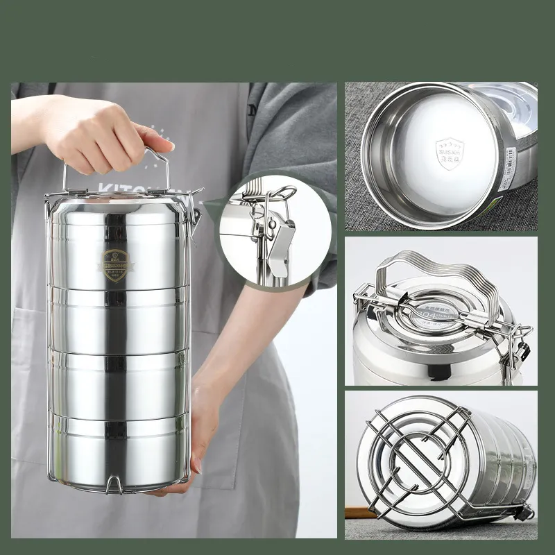 Food-Grade Stainless Steel Leak-Proof Lunch Box 6