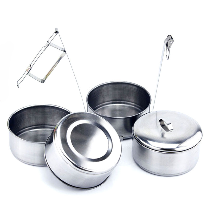 Stackable Bento Lunch Box, 304 Stainless Steel Insulated Leakproof Container 19