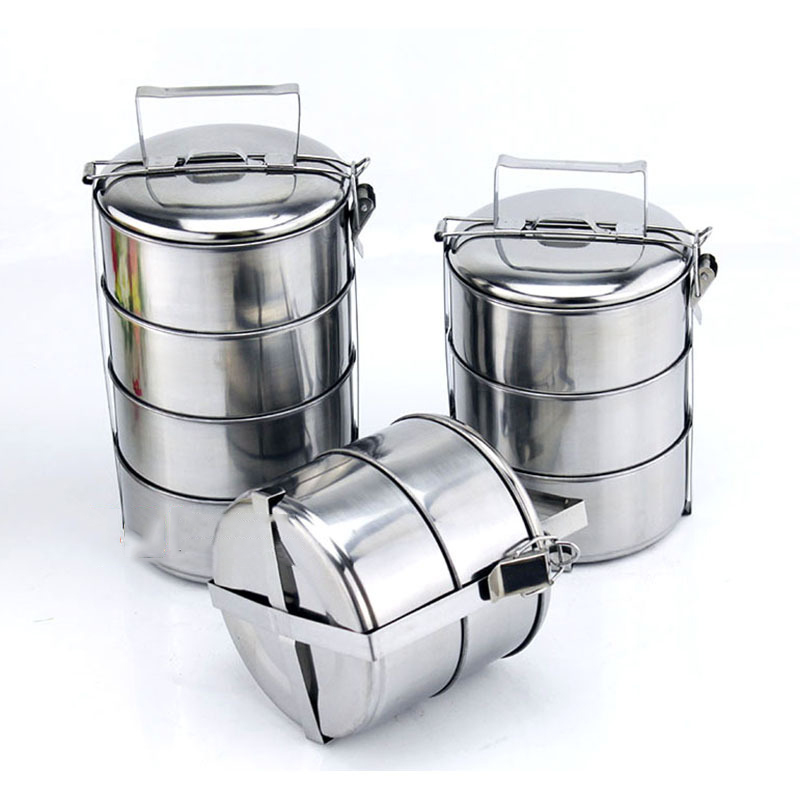 Stackable Bento Lunch Box, 304 Stainless Steel Insulated Leakproof Container 15