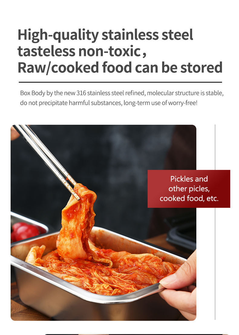 Customized ZHENNENG - best stainless steel food storage Bento Lunch Box manufacturers From China | ZHENNENG 11