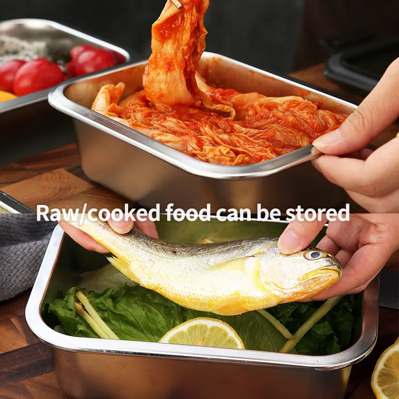 316 Stainless Steel Food Storage Container 7