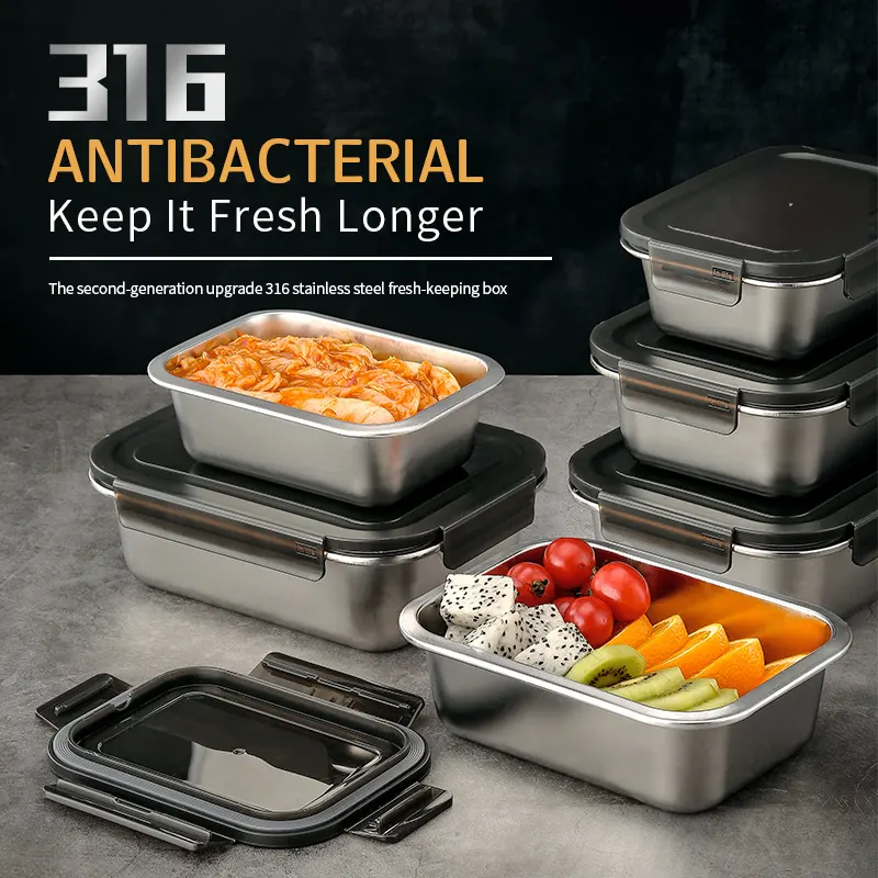 ZHENNENG Stainless Steel Snack Containers - Superior Quality, Customizable Design 5