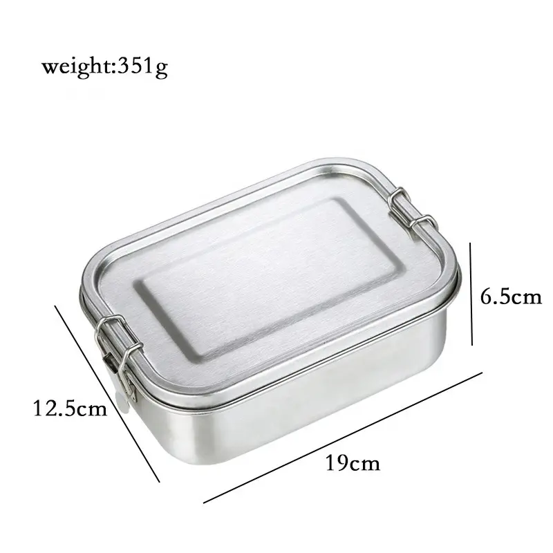304 Stainless Steel Insulated Lunch Box with Compartment 3