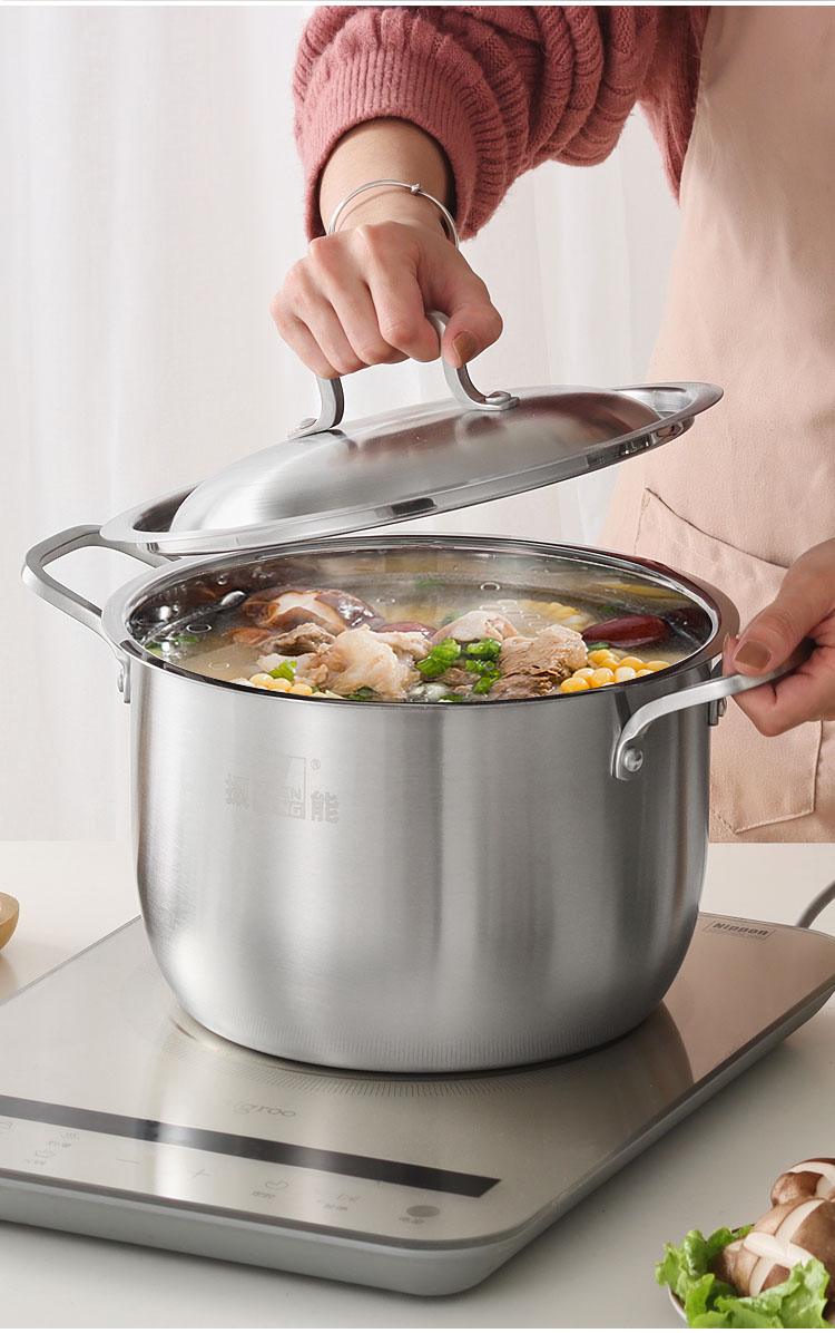 Wholesale Stainless Steel Stock Pots 22cm Soup Pot Supplier | ZHENNENG 23