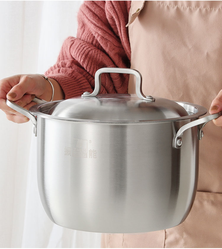 Wholesale Stainless Steel Stock Pots 22cm Soup Pot Supplier | ZHENNENG 24