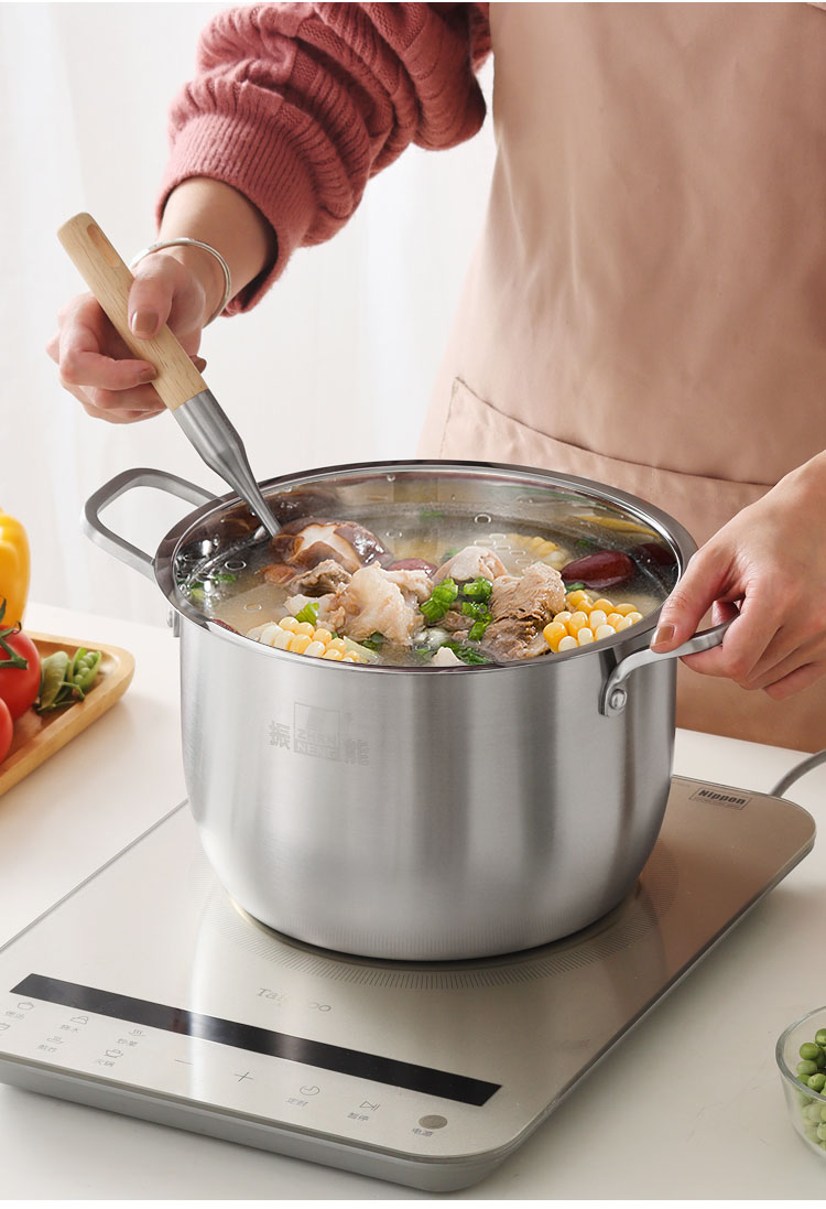 Wholesale Stainless Steel Stock Pots 22cm Soup Pot Supplier | ZHENNENG 25