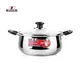 20cm Stainless Steel Soup Pot with Glass Lid - High-Quality and Versatile 5