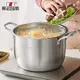 20cm Stainless Steel Soup Pot - High Quality &amp; Induction Stock Pots 6