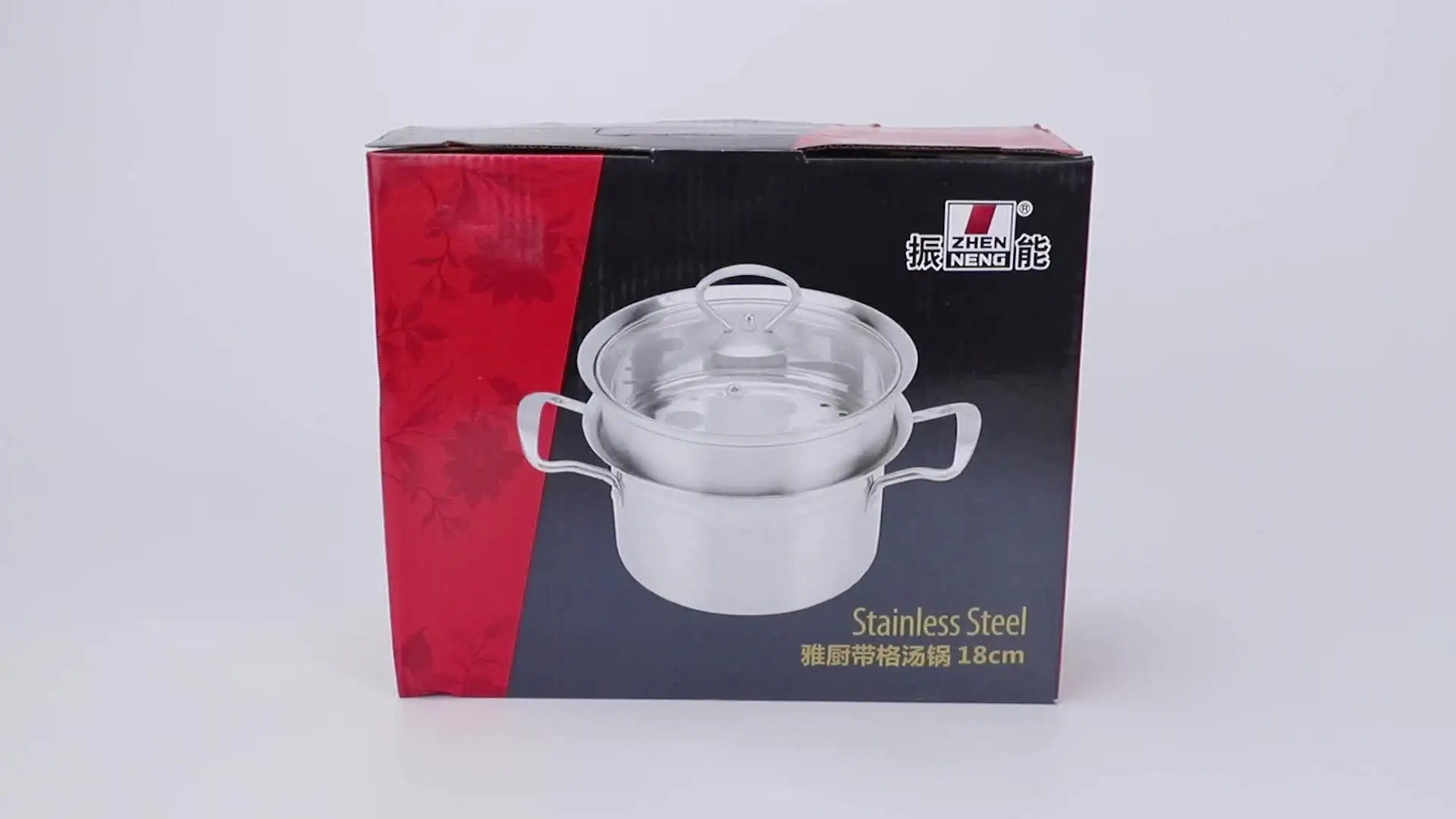High Quality Stainless Steel Soup Pot with Double Handles 2