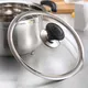 22CM Stainless Steel Stock Pot with Glass Lid & Strainer 6