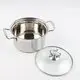 18cm Stainless Steel Soup Pot with Lid 6