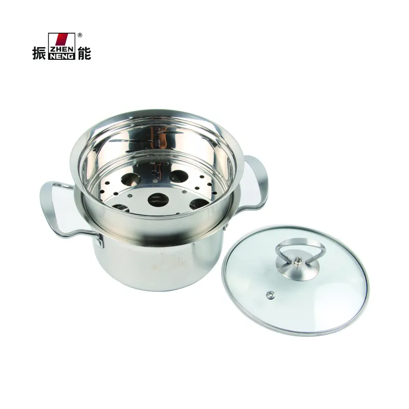 不锈钢桶形汤锅 - 可定制规格 2