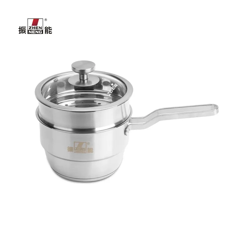 Stainless Steel Milk Boiling Pot - Customizable 16cm Single Handle Milk Pan 3