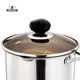 16cm Stainless Steel Milk Pot with Long Bakelite Handle1 3