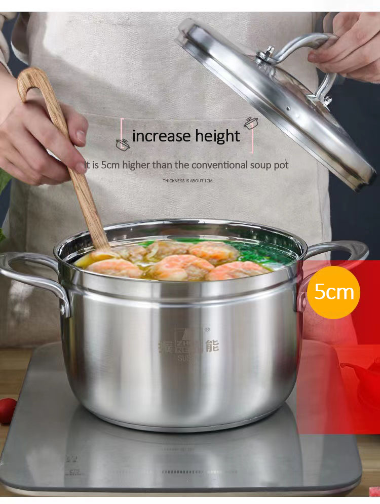 Quality 24cm Steamer Pot Hotpot Food Steamer Pot Cookware Household Cooking Steaming Pot Manufacturer | ZHENNENG 16