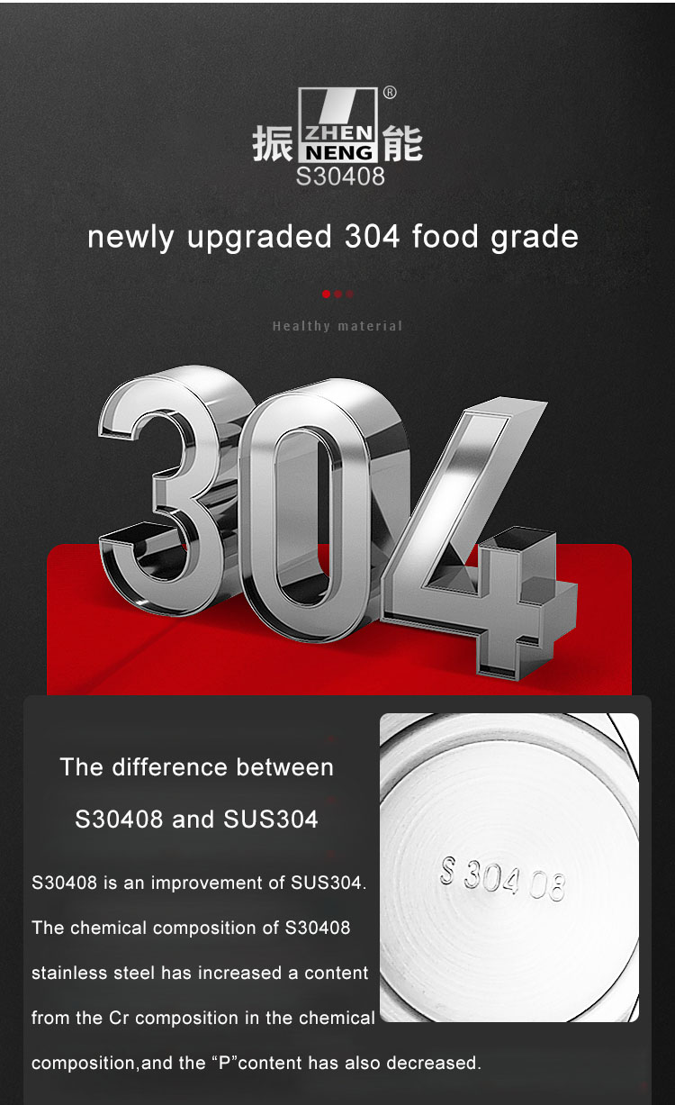 Quality 32cm High Quality stainless steel cookware steamer soup sauce pot steamer Manufacturer | ZHENNENG 9