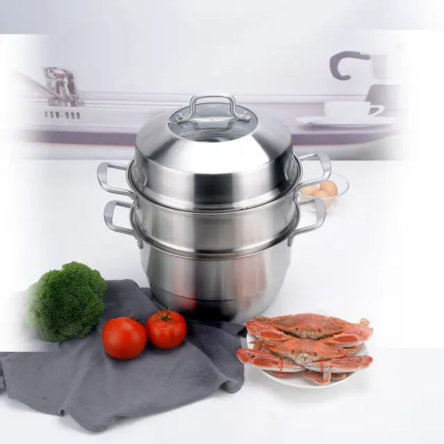Household Stainless Steel Steamer Pot 3