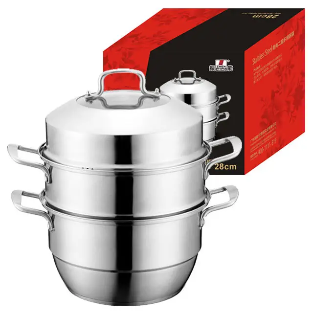 Household Stainless Steel Steamer Pot 2