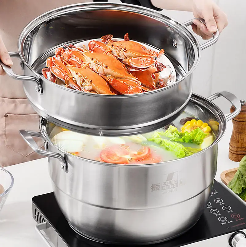 Stainless Steel Steamer Set - Superior Quality & Performance 3