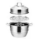 30cm Stainless Steel Steamer Pot with Visible Cover 3