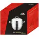 30cm Stainless Steel Steamer Pot with Visible Cover 6