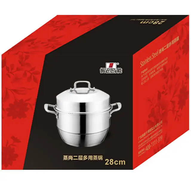 26cm Stainless Steel Double Handle Food Steamer - High Performance & Quality 7