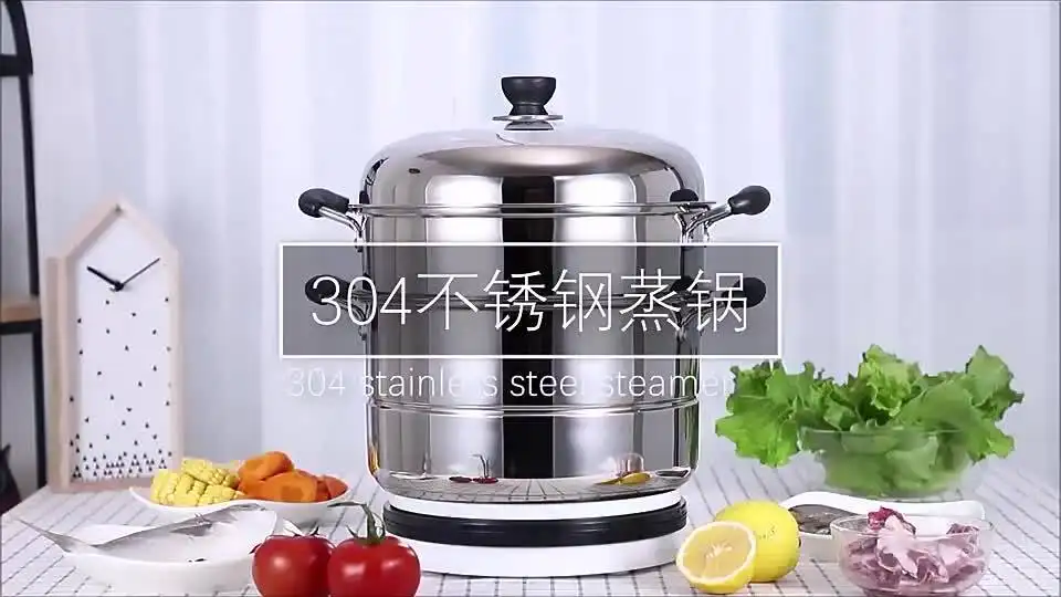Stainless Steel 2-Layer Steaming Pot - Best Steamer Basket 2