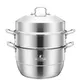 28cm Stainless Steel Cook Pot with Steamer - Fast Sale Quality 7