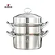 New Arrival 26cm Stainless Steel Steamer - Multifunctional & High Quality 4