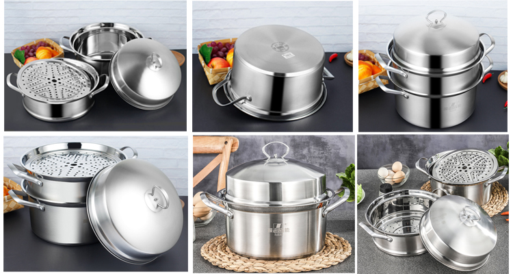 New Arrival 26cm Stainless Steel Steamer - Multifunctional & High Quality 9