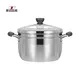 26cm Stainless Steel Steaming Pot with Glass Lid & Steamer Basket 7