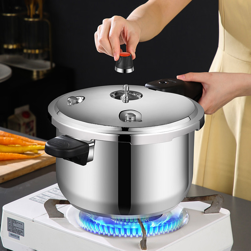 18cm Stainless Steel Pressure Cooker 3L U-Style Pressure Cooker Energy-Saving 9