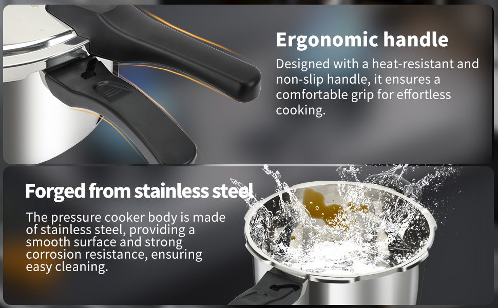 Quality Pressure Cooker 8L U-style Stainless Steel Pressure Cooker - ZHENNENG 10