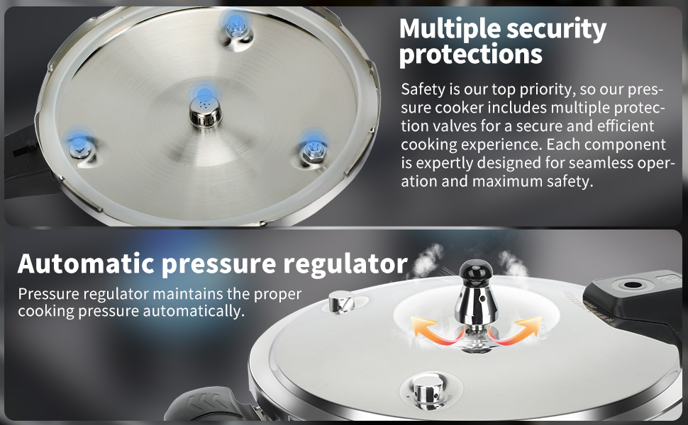 Quality Pressure Cooker 8L U-style Stainless Steel Pressure Cooker - ZHENNENG 11