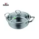 5L Stainless Steel Hot Pot: Induction Ready, 28CM Diameter 3