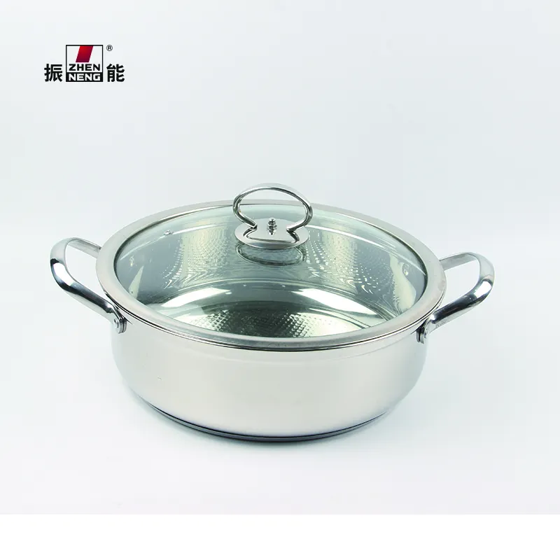 5L Stainless Steel Hot Pot: Induction Ready, 28CM Diameter 5