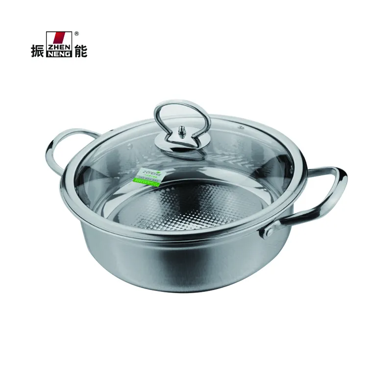 26cm Stainless Steel Hot Pot with Double Bottom- Customizable, High Quality 4