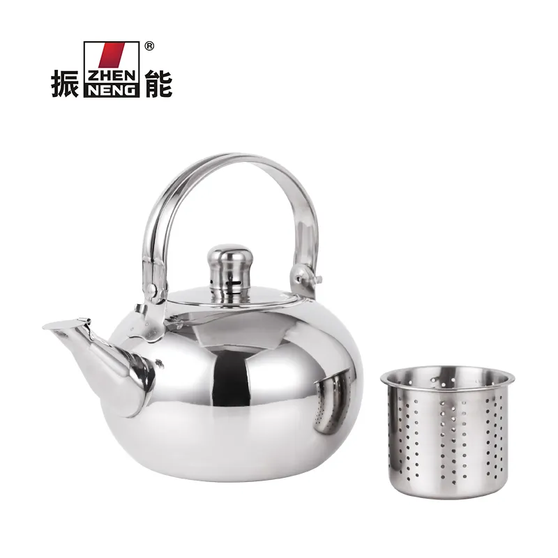 Stainless Steel Tea Kettle with Filter - 20CM 2.5L Capacity 7
