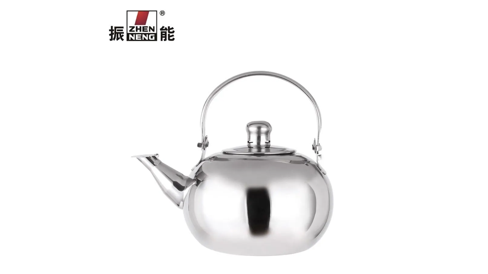 Best 18cm 2L stainless steel 201 tea kettle spherical boiling kettle for tea making boil water kettle Company ZHENNENG 1