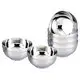 ZHENNENG Stackable Soup Bowls - Stainless Steel Dinner Party Bowl 2
