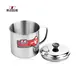 9cm Stainless Steel Cup Set with Handle and Cover 2