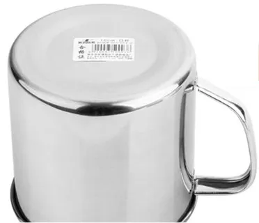 12cm Stainless Steel Travel Mug with Handle and Lid 7